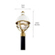 Kichler - Kichler Tollis Outdoor Post Mt 1Lt - Lights Canada