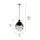 Kichler - Kichler Tollis Outdoor Pendant 1Lt - Lights Canada