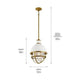 Kichler - Kichler Tollis Outdoor Pendant 1Lt - Lights Canada