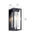 Kichler - Kichler Mercer Medium Outdoor Wall Light - Lights Canada