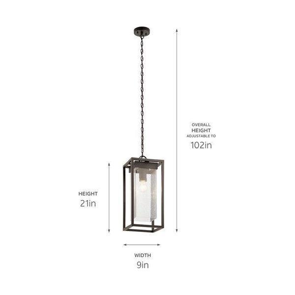 Kichler - Kichler Mercer Outdoor Pendant 1Lt - Lights Canada