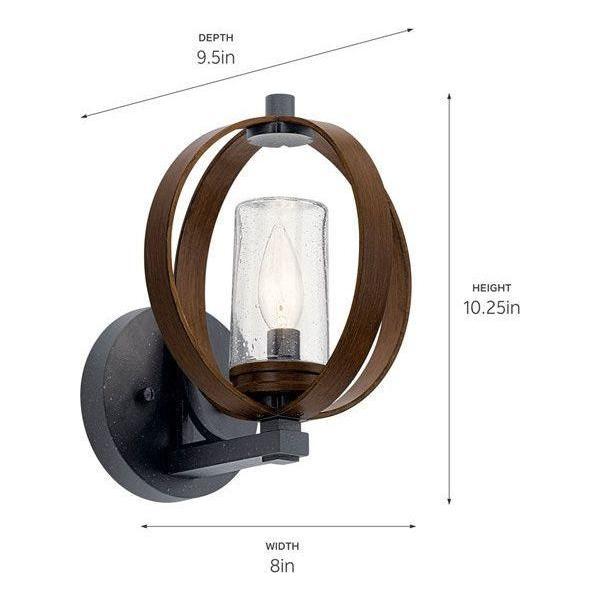 Kichler - Kichler Grand Bank Small Outdoor Wall Light - Lights Canada