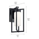 Kichler - Kichler Drega Medium Outdoor Wall Light - Lights Canada