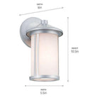 Kichler - Kichler Lombard Small Outdoor Wall Light - Lights Canada