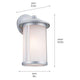Kichler - Kichler Lombard Large Outdoor Wall Light - Lights Canada