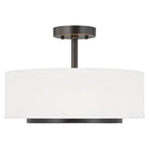 Generation Lighting - Nance Two Light Semi-Flush Convertible Pendant (with Bulbs) - Lights Canada