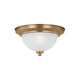 Generation Lighting - Geary One Light Flush Mount (with Bulbs) - Lights Canada