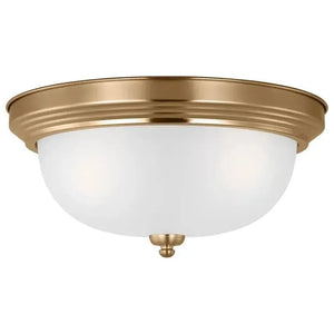 Generation Lighting - Geary Three Light Flush Mount (with Bulbs) - Lights Canada