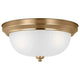 Generation Lighting - Geary Three Light Flush Mount (with Bulbs) - Lights Canada