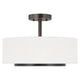 Generation Lighting - Nance Two Light Semi-Flush Convertible Pendant - Lights Canada