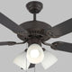 Visual Comfort Fan Collection - Haven 52 LED 3 Ceiling Fan - Lights Canada