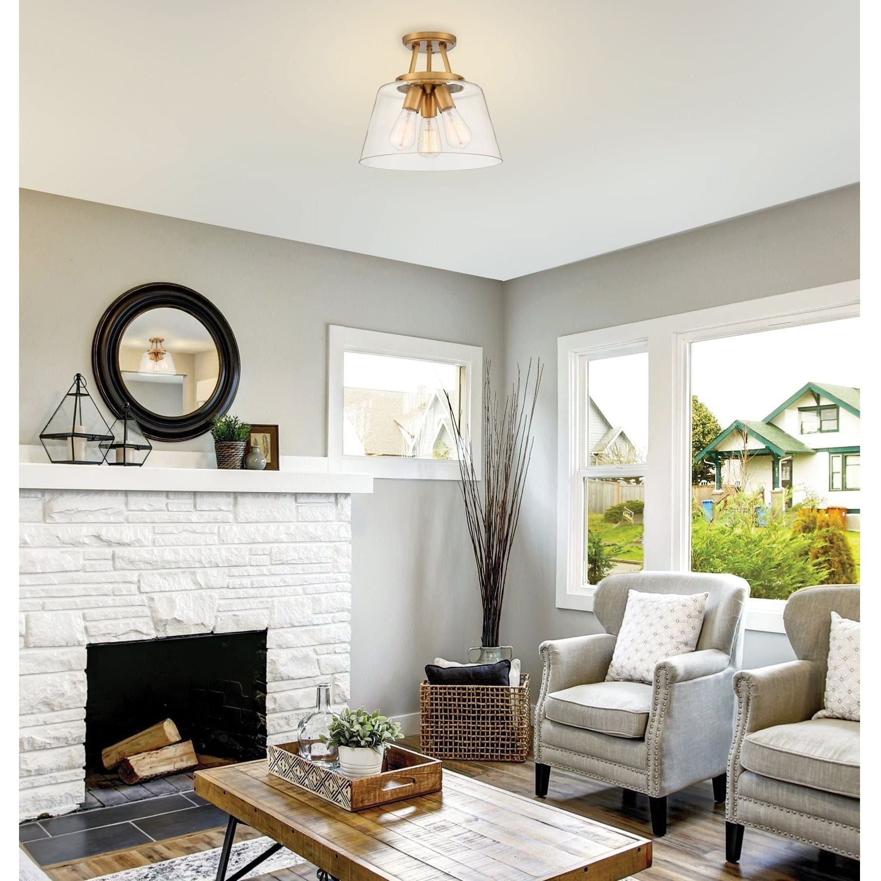 Savoy House - Calhoun 3-Light Ceiling Light - Lights Canada
