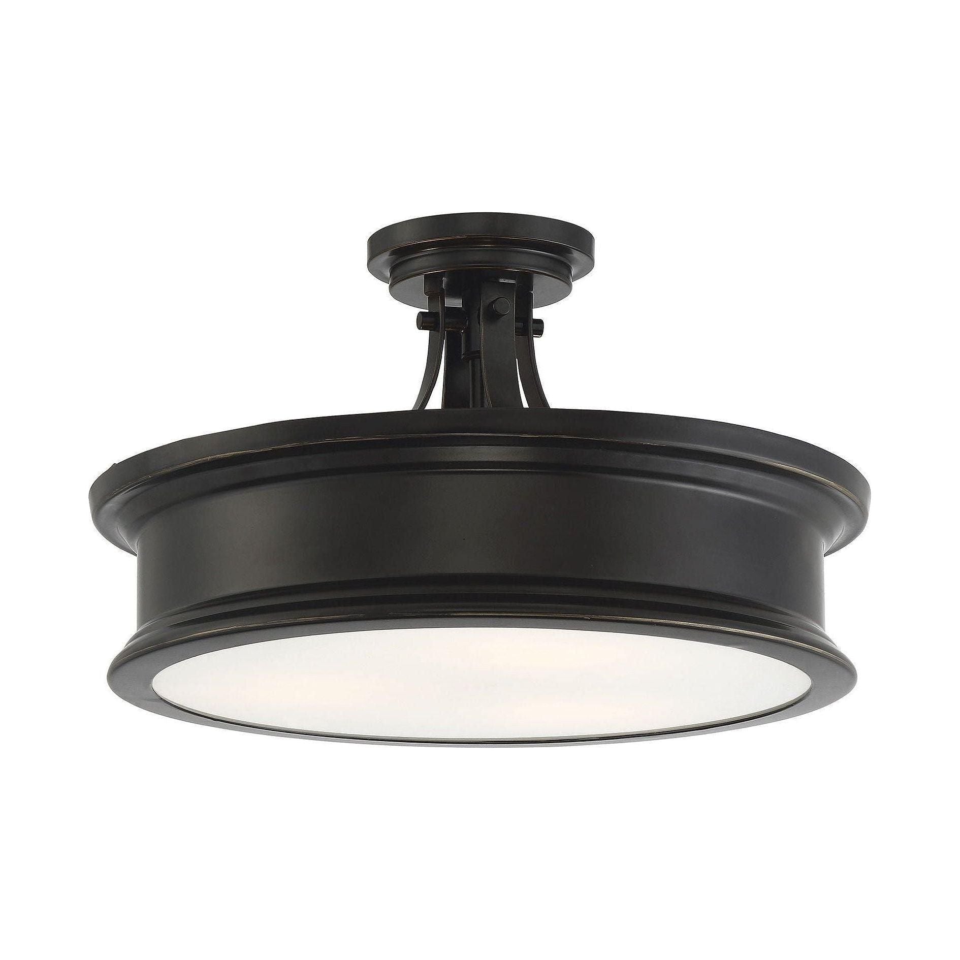Savoy House - Watkins Semi Flush Mount - Lights Canada
