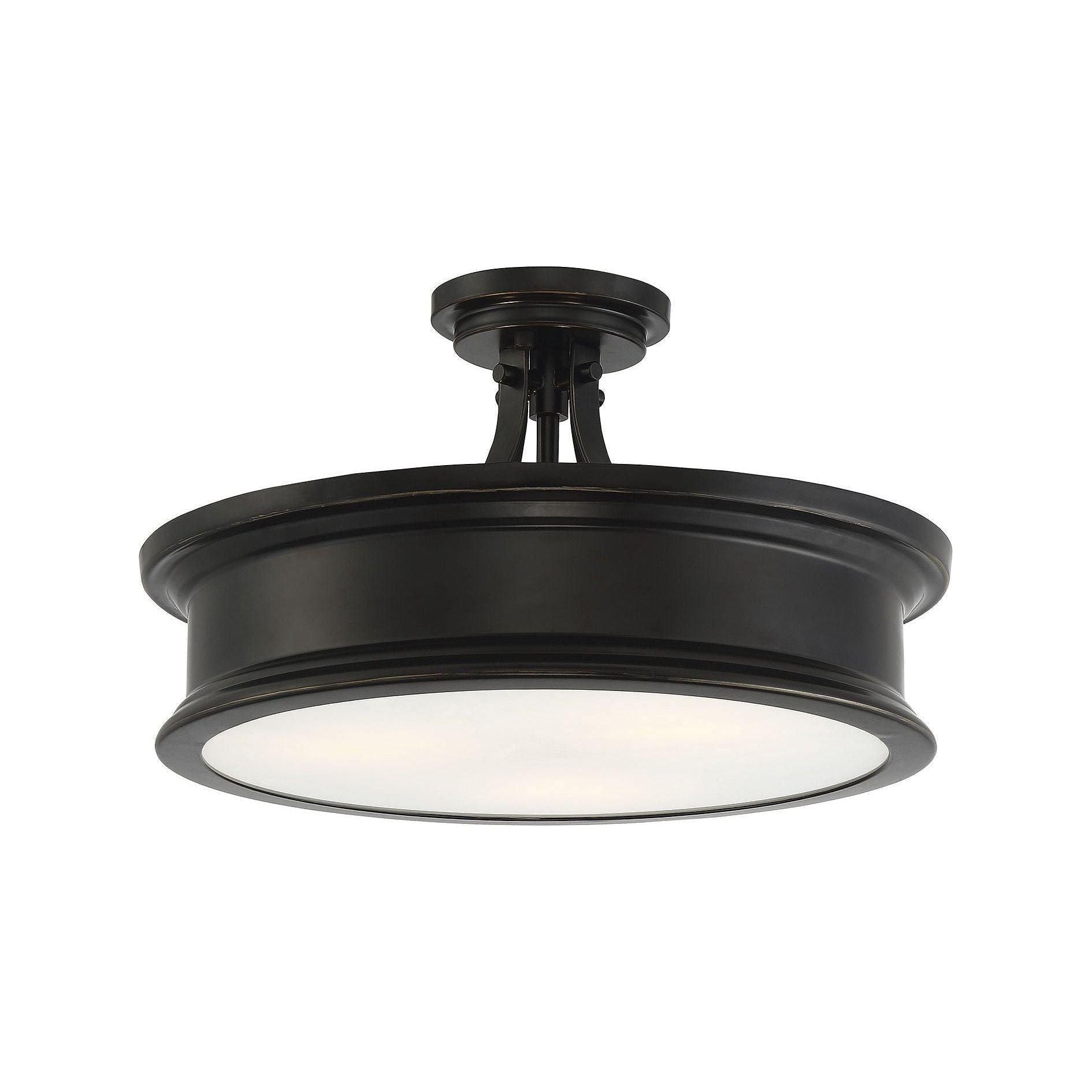 Savoy House - Watkins Semi Flush Mount - Lights Canada