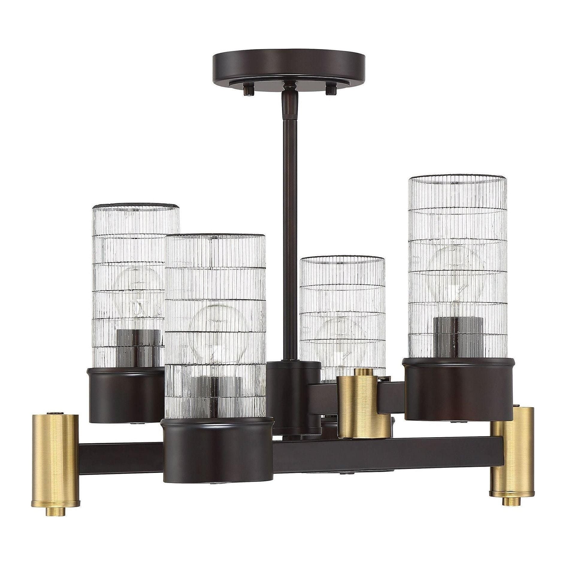 Savoy House - Bunker Semi Flush Mount - Lights Canada