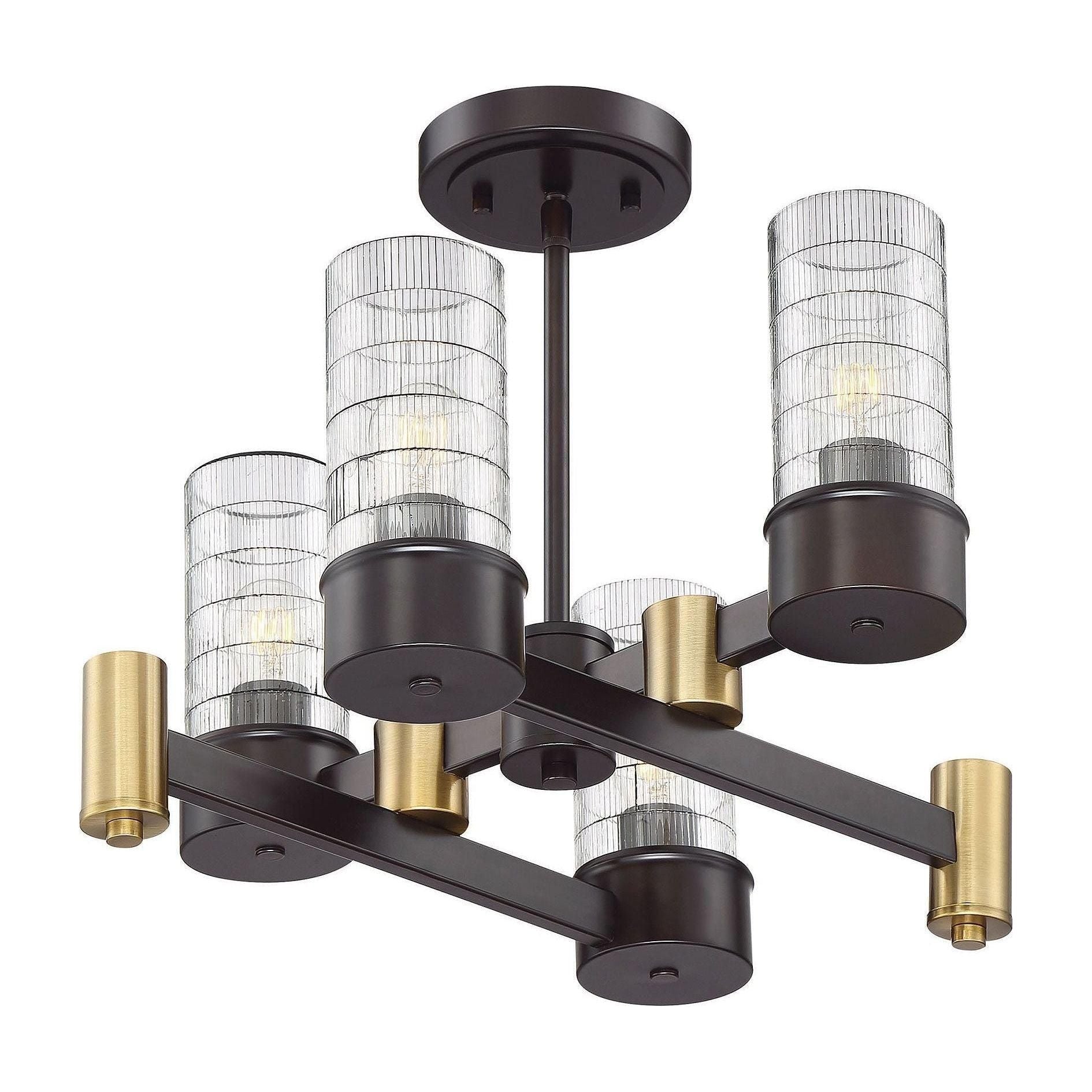 Savoy House - Bunker Semi Flush Mount - Lights Canada