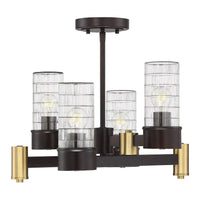 Bunker Semi Flush Mount