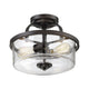 Savoy House - Tulsa Semi Flush Mount - Lights Canada