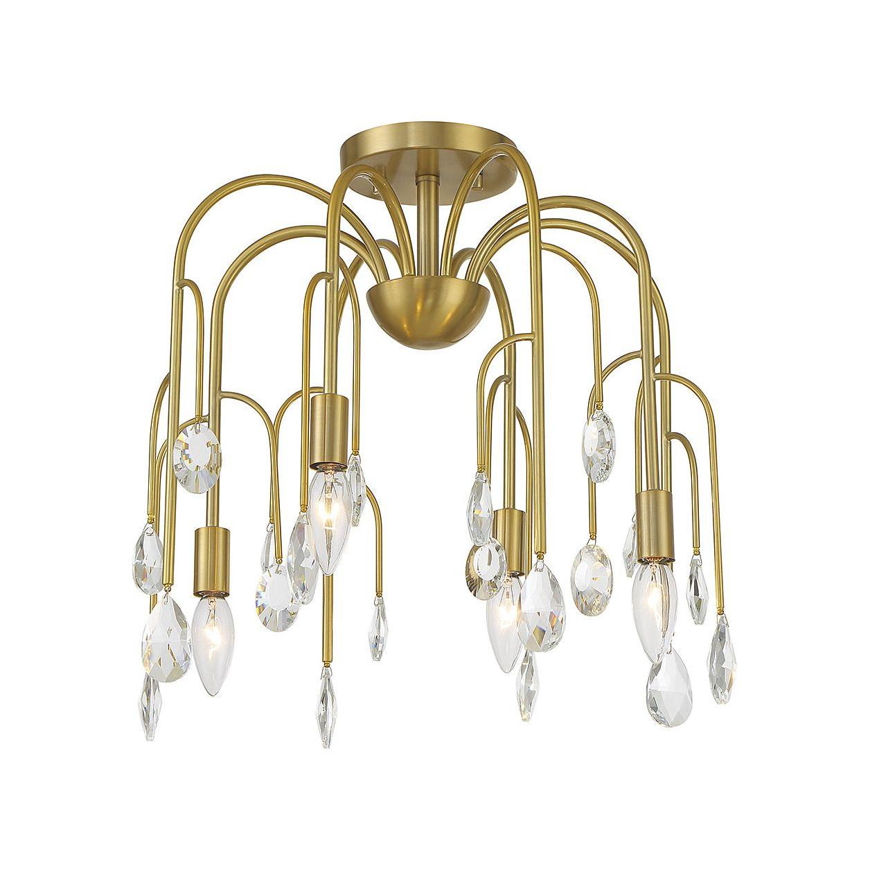 Savoy House - Anholt 4-Light Convertible Semi Flush / Pendant - Lights Canada