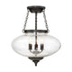 Savoy House - Lowry Semi Flush Mount - Lights Canada