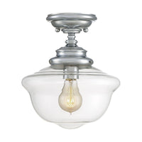 School House Pendant Semi Flush Mount