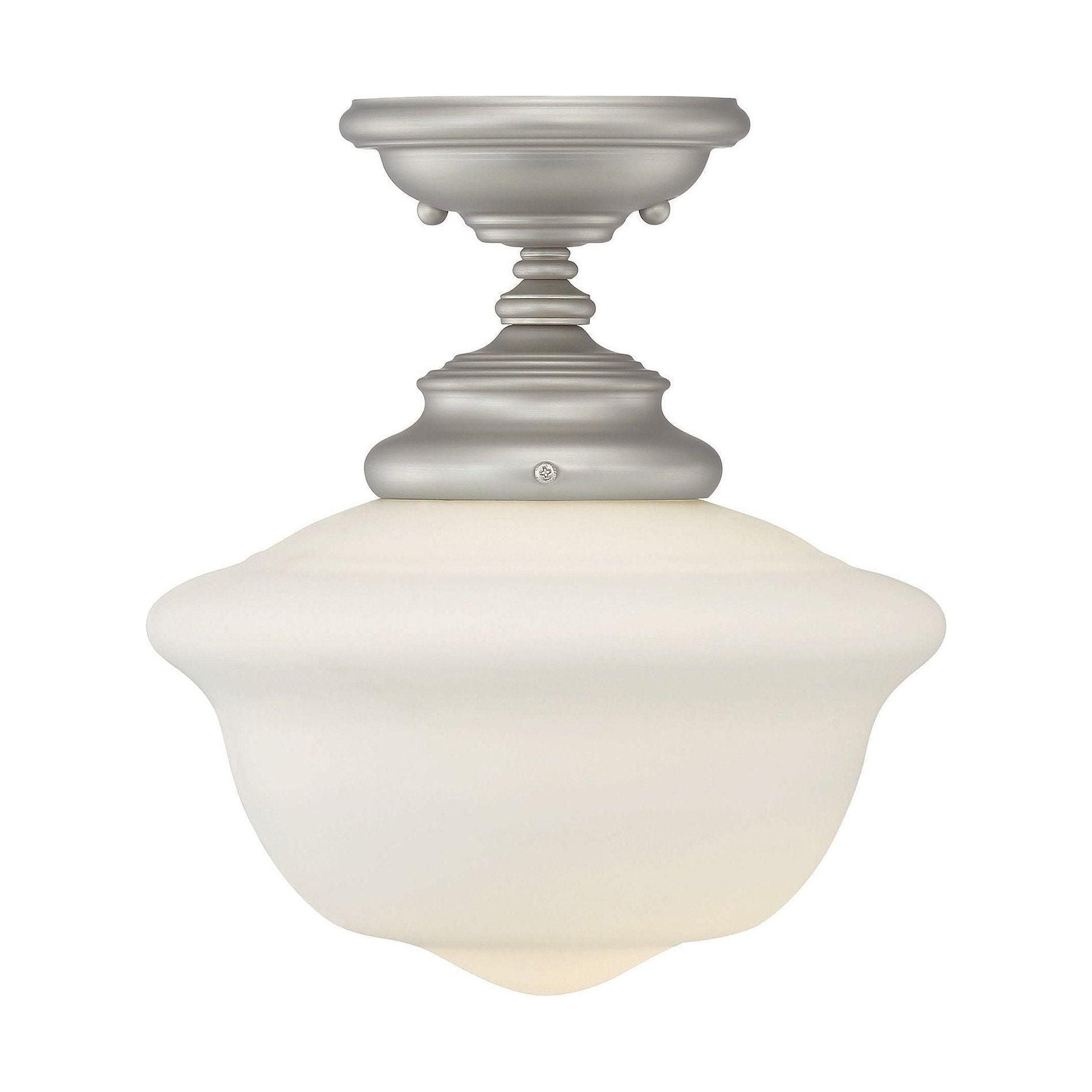 Savoy House - School House Pendant Semi Flush Mount - Lights Canada