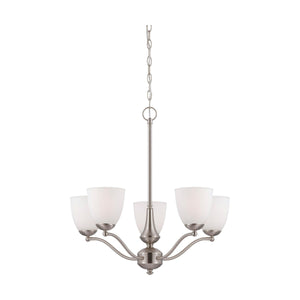 Satco - Patton 5-Light Chandelier (Arms Up) - Lights Canada