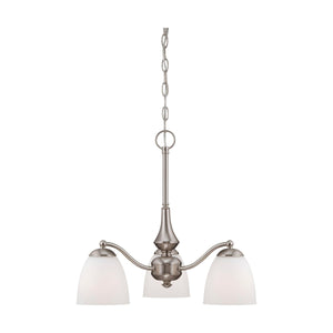 Satco - Patton 3-Light Chandelier (Arms Down) - Lights Canada