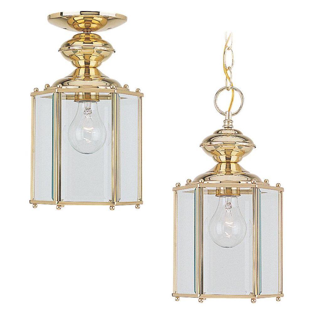 Classico Outdoor Pendant Polished Brass