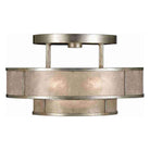 Fine Art Handcrafted Lighting - Singapore Moderne Semi Flush Mount - Lights Canada