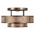 Fine Art Handcrafted Lighting - Singapore Moderne Semi Flush Mount - Lights Canada