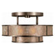 Fine Art Handcrafted Lighting - Singapore Moderne Semi Flush Mount - Lights Canada