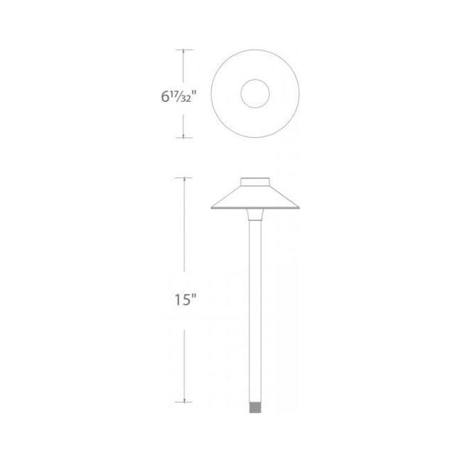 WAC Lighting - Tiki 22" LED 12V Path and Area Light - Lights Canada