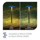 WAC Lighting - Canopy LED 12V Path and Area Light with 6.5" Round Cap - Lights Canada