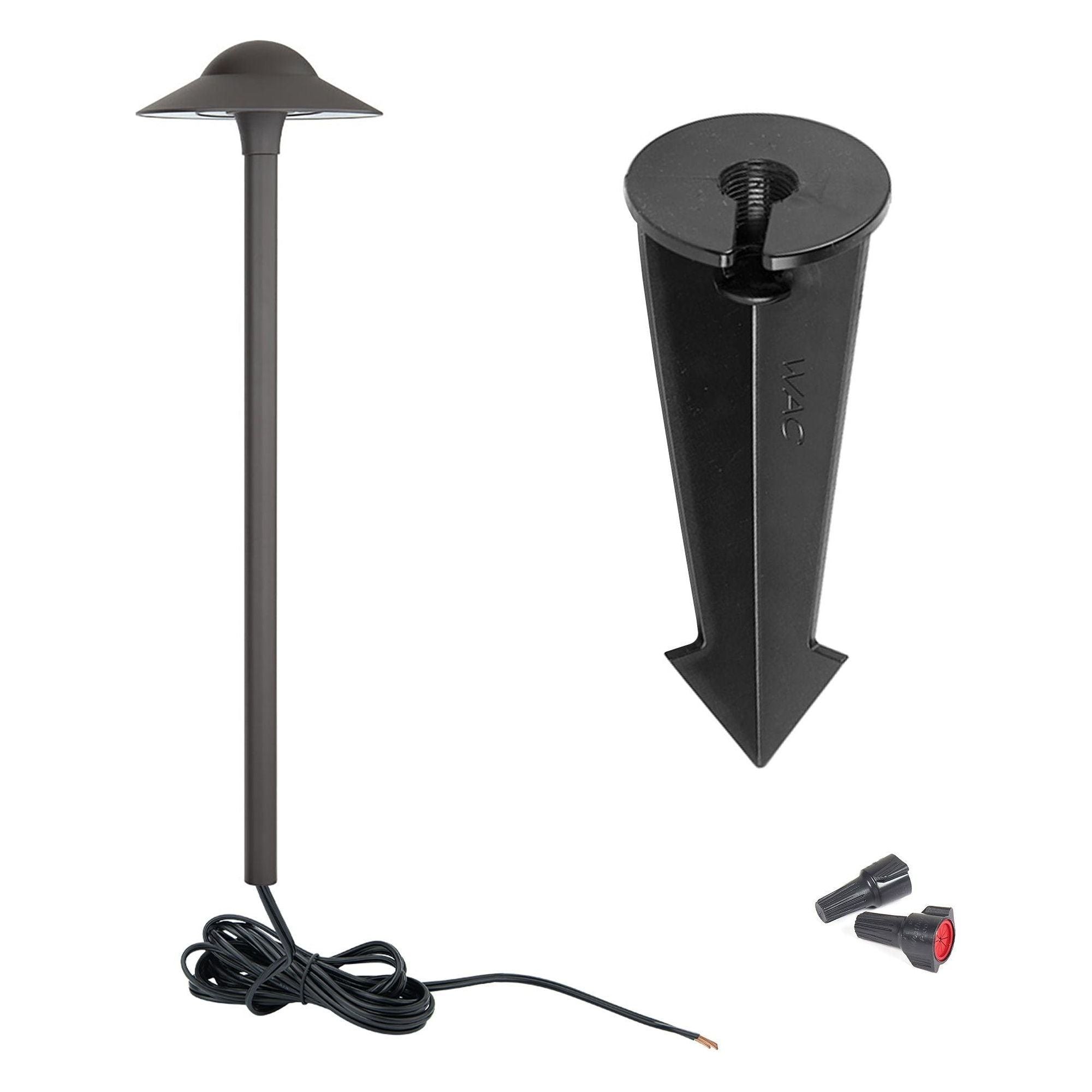 WAC Lighting - Canopy LED 12V Path and Area Light with 6.5" Round Cap - Lights Canada