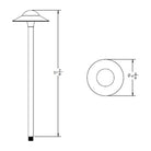 WAC Lighting - Canopy LED 12V Path and Area Light with 6.5" Round Cap - Lights Canada