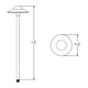 WAC Lighting - Canopy LED 12V Path and Area Light with 6.5" Round Cap - Lights Canada