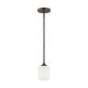 Generation Lighting - Windom 1-Light Mini Pendant (with Bulb) - Lights Canada