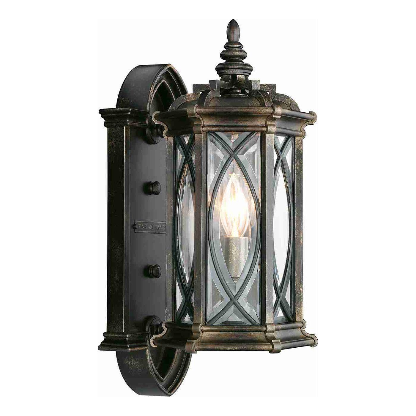 Fine Art Handcrafted Lighting - Warwickshire Outdoor Wall Light - Lights Canada