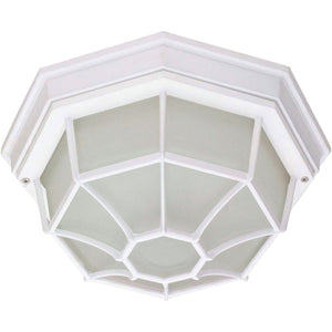 Satco - LED Spider Caged Outdoor Ceiling Light - Lights Canada