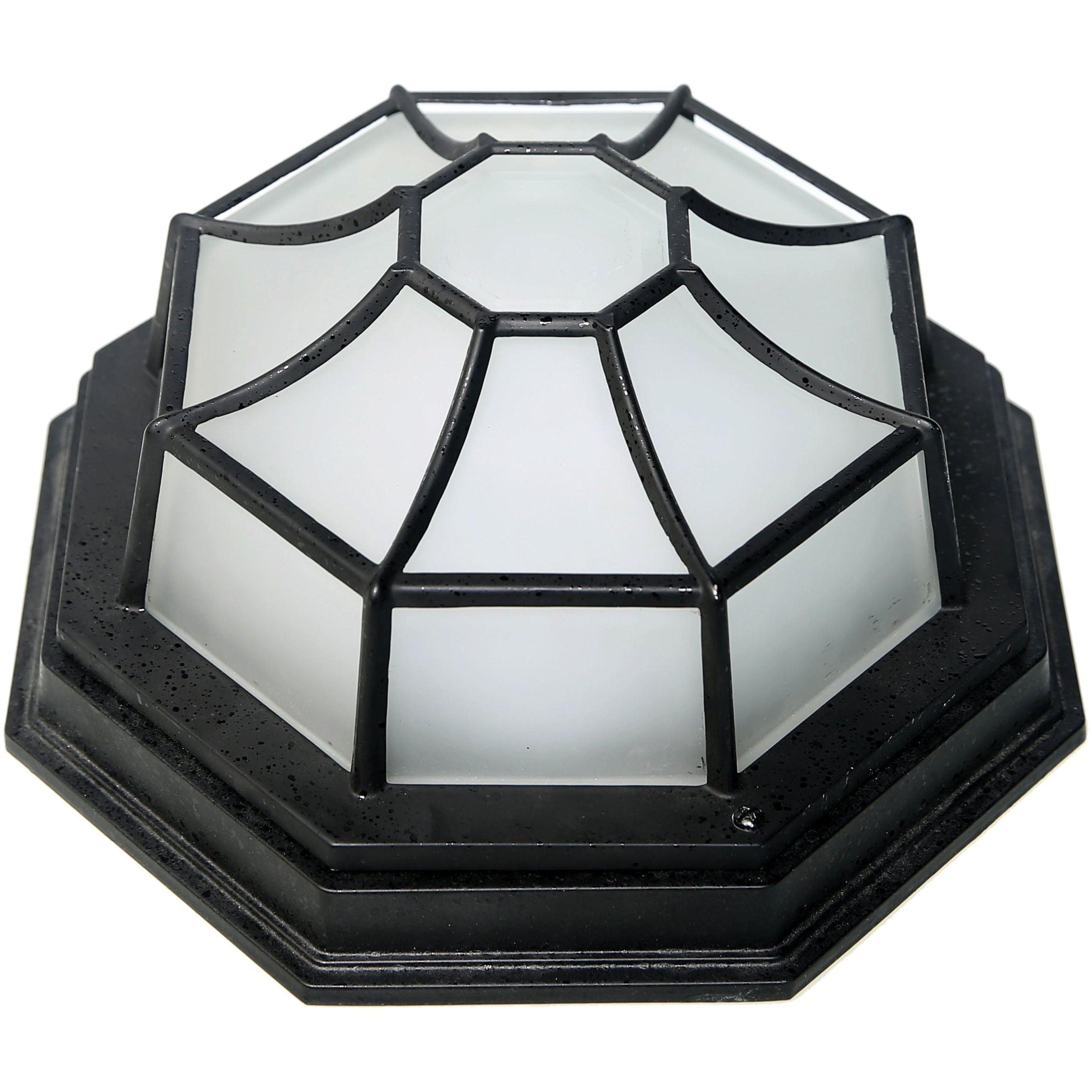 Satco - LED Spider Caged Outdoor Ceiling Light - Lights Canada