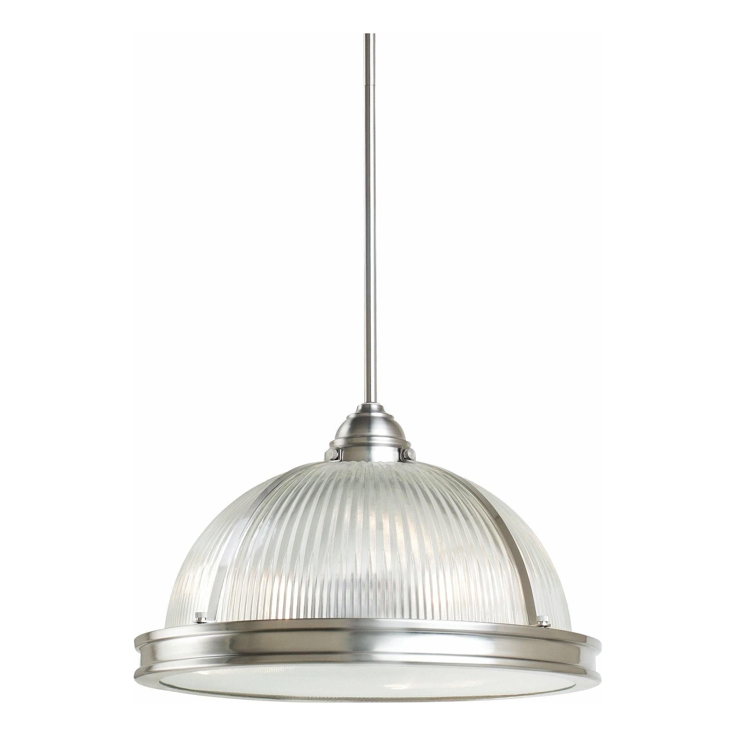 Generation Lighting - Pratt Street Prismatic 3-Light Pendant (with Bulbs) - Lights Canada