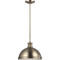 Pratt Street Metal 2-Light Pendant (with Bulbs)