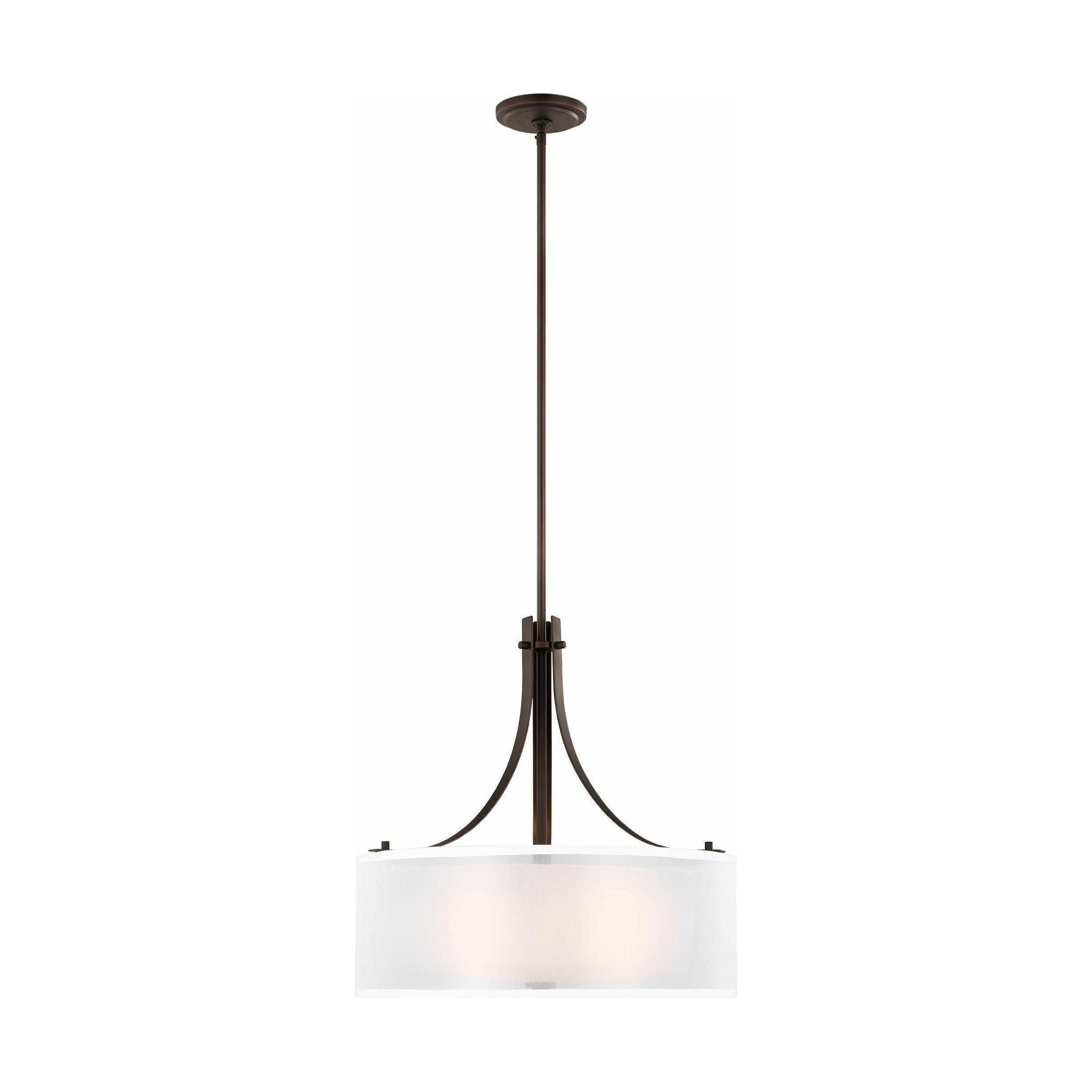 Generation Lighting - Elmwood Park 3-Light Pendant (with Bulbs) - Lights Canada