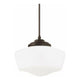 Generation Lighting - Academy Medium 1-Light Pendant (with Bulb) - Lights Canada