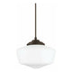 Generation Lighting - Academy Medium 1-Light Pendant (with Bulb) - Lights Canada