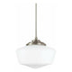 Generation Lighting - Academy Medium 1-Light Pendant (with Bulb) - Lights Canada
