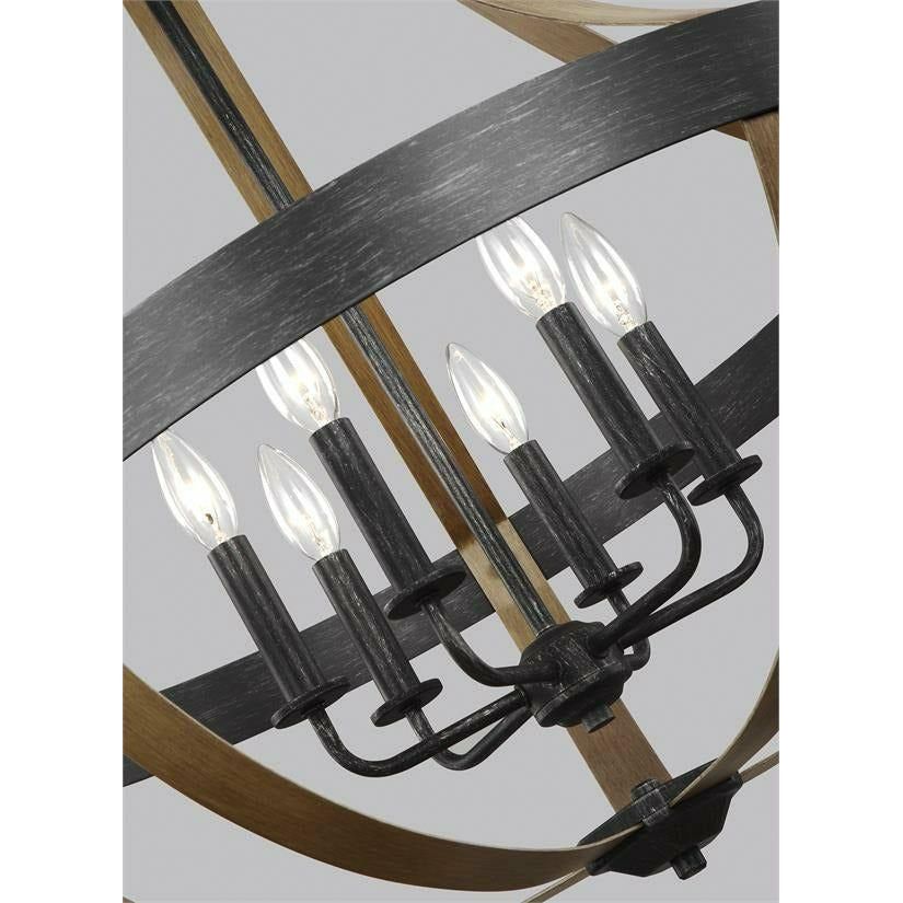 Generation Lighting - Davlin 6-Light Pendant (with Bulbs) - Lights Canada