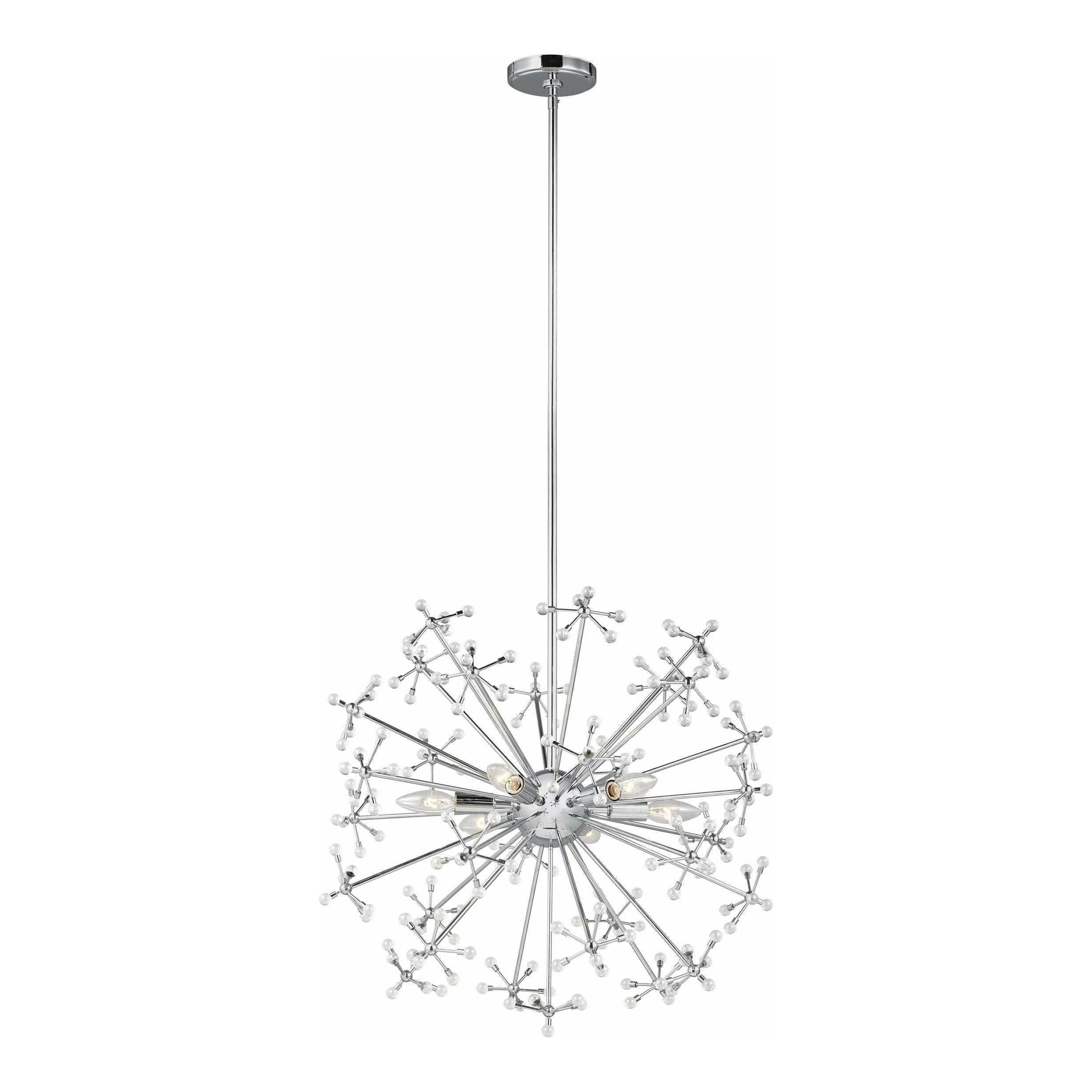 Generation Lighting - Davi 6-Light Pendant (with Bulbs) - Lights Canada