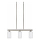 Generation Lighting - Oslo 3-Light Linear Suspension (with Bulbs) - Lights Canada